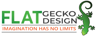 Flat Gecko Design